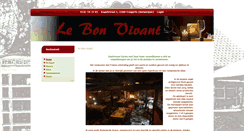Desktop Screenshot of le-bon-vivant.be