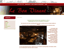 Tablet Screenshot of le-bon-vivant.be